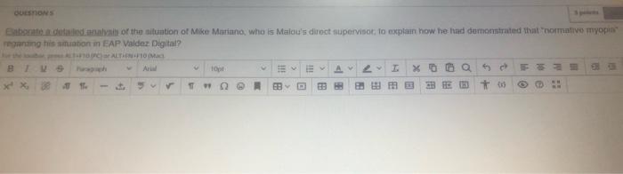 QUESTION 4 Explain in brief what is "normative