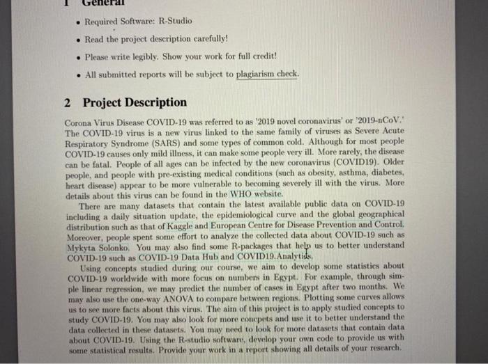 using R launguage Required Software: R-Studio