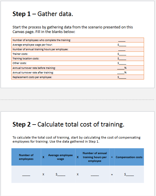 Assignment Instructions Step 1 : Read Scenario
