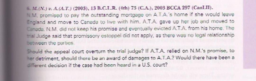 6. M.(N.) v. A.(A.T.) (2003), 13 B.C.LR. (4th) 75