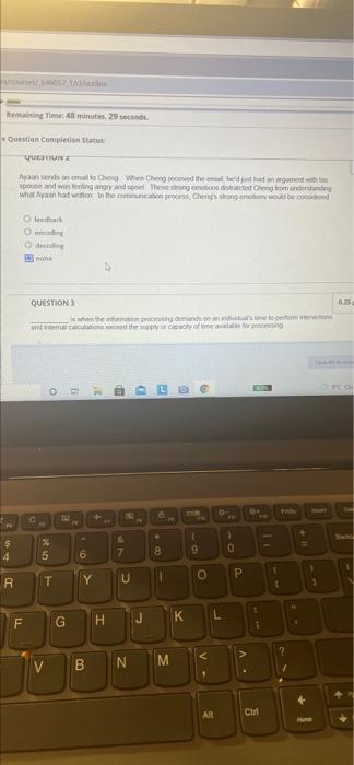 maling memintis, 29 seconds Question completion