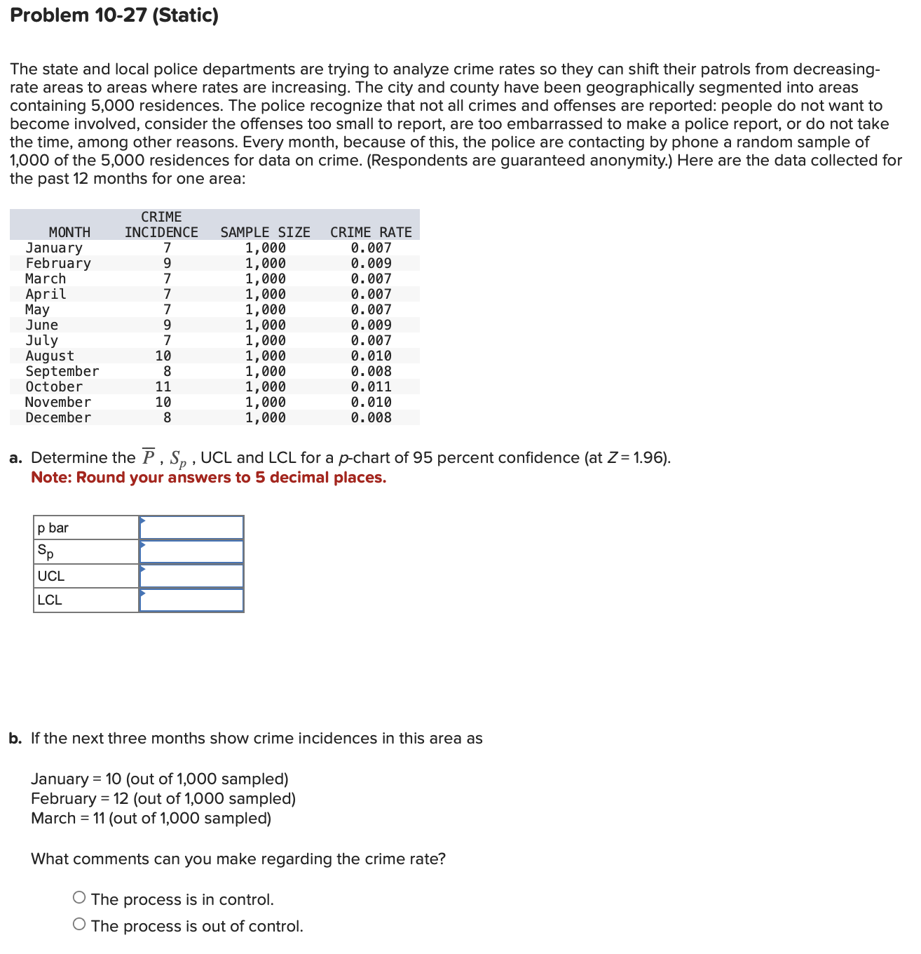 Problem 1 0 - 2 7 ( S t a t i c ) The state and