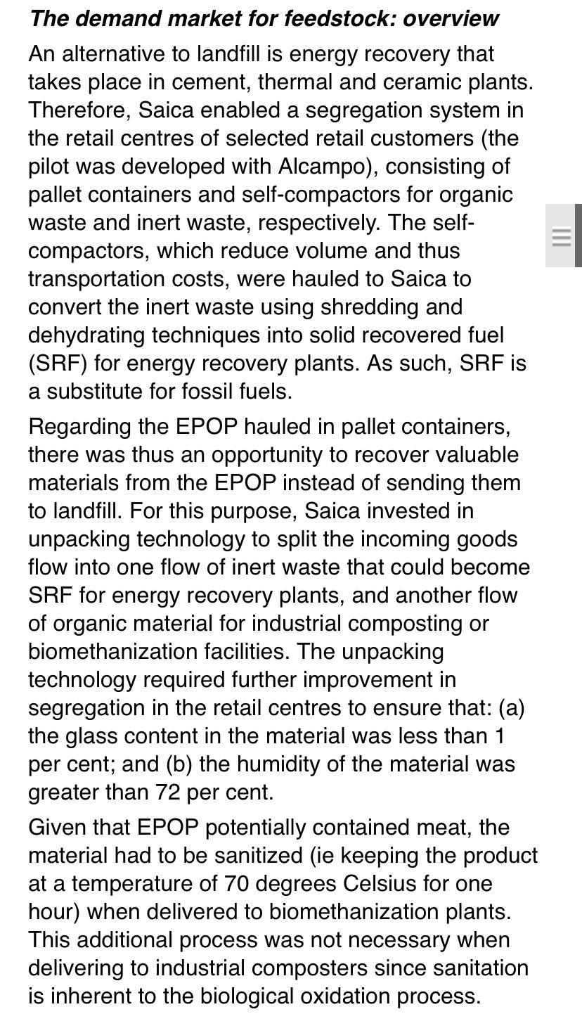 1. Saica is involved in multiple open loops