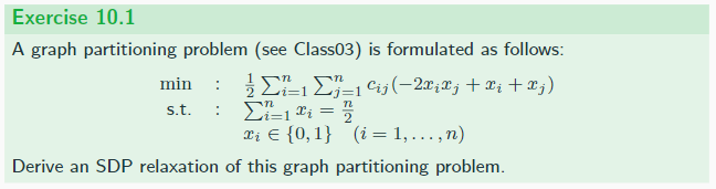 graph partitioning problem - divide a graph into