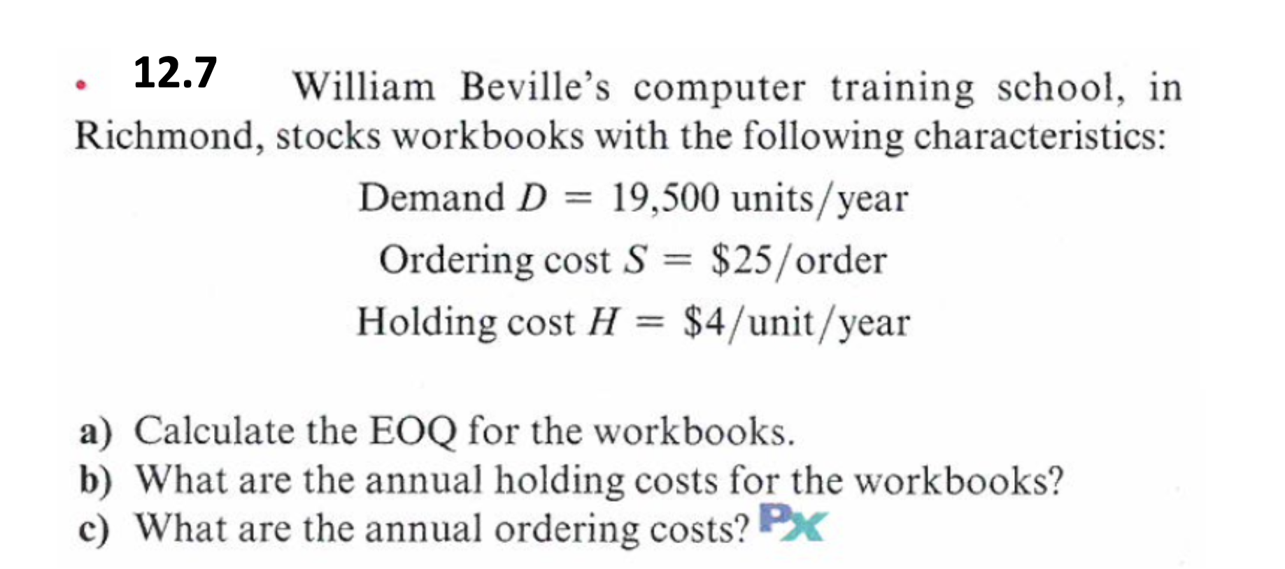 1 2 . 7 William Beville's computer training