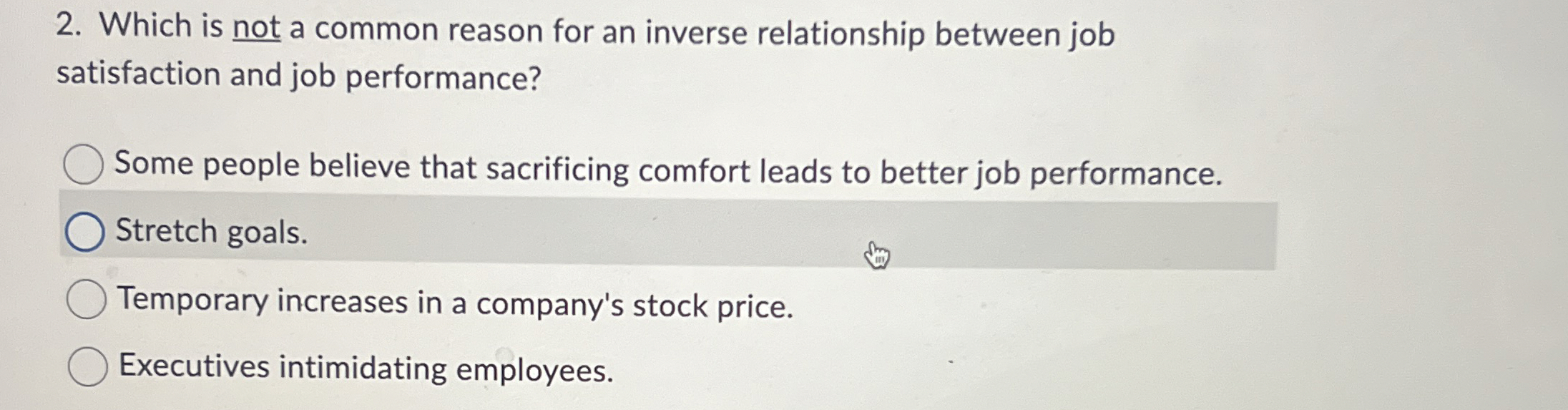 Which is not a common reason for an inverse