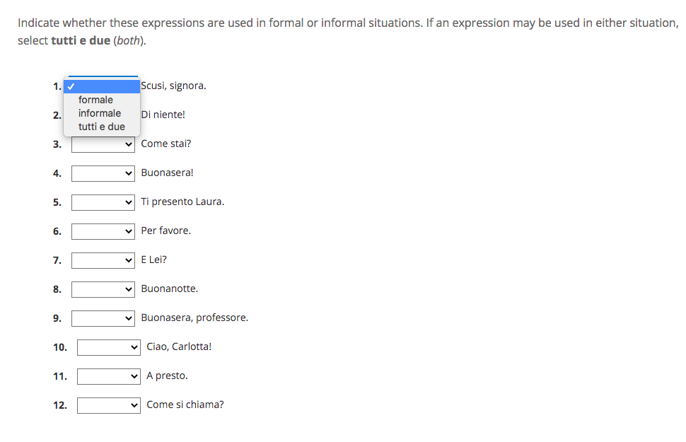 indicate whether it is formal or informal or both