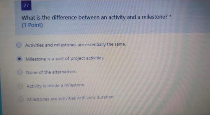 27 What is the difference between an activity and