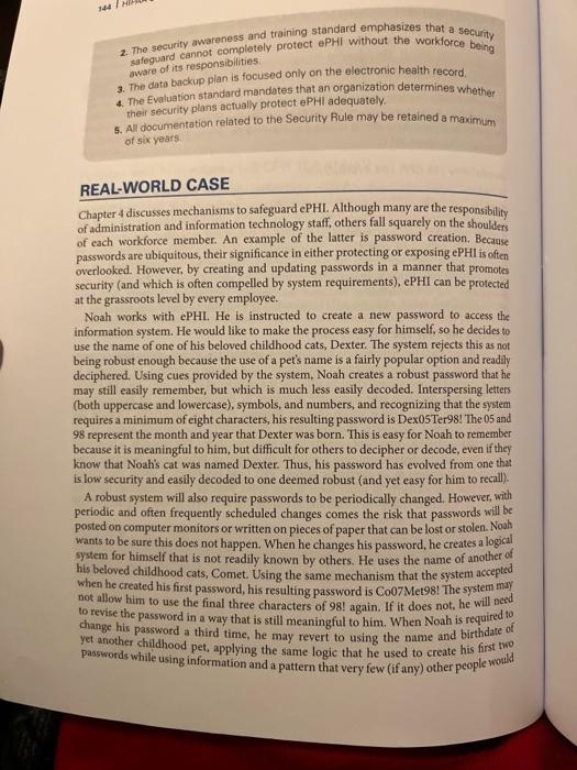 Read the Real-World Case on page 144 in your