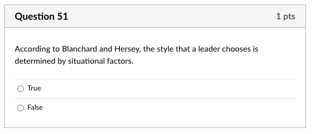 Question 51 1 pts According to Blanchard and