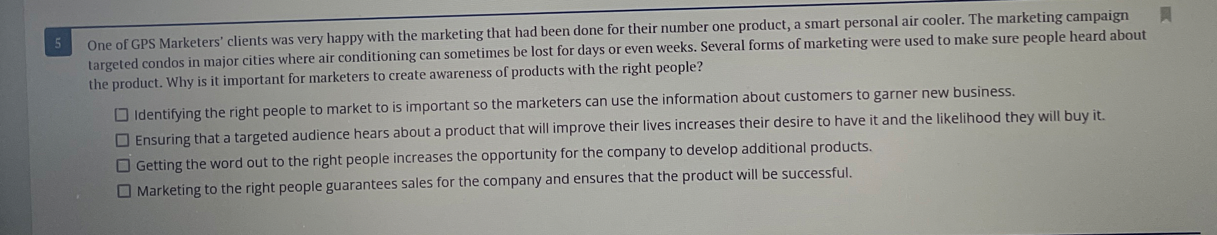 5 One of GPS Marketers' clients was very happy