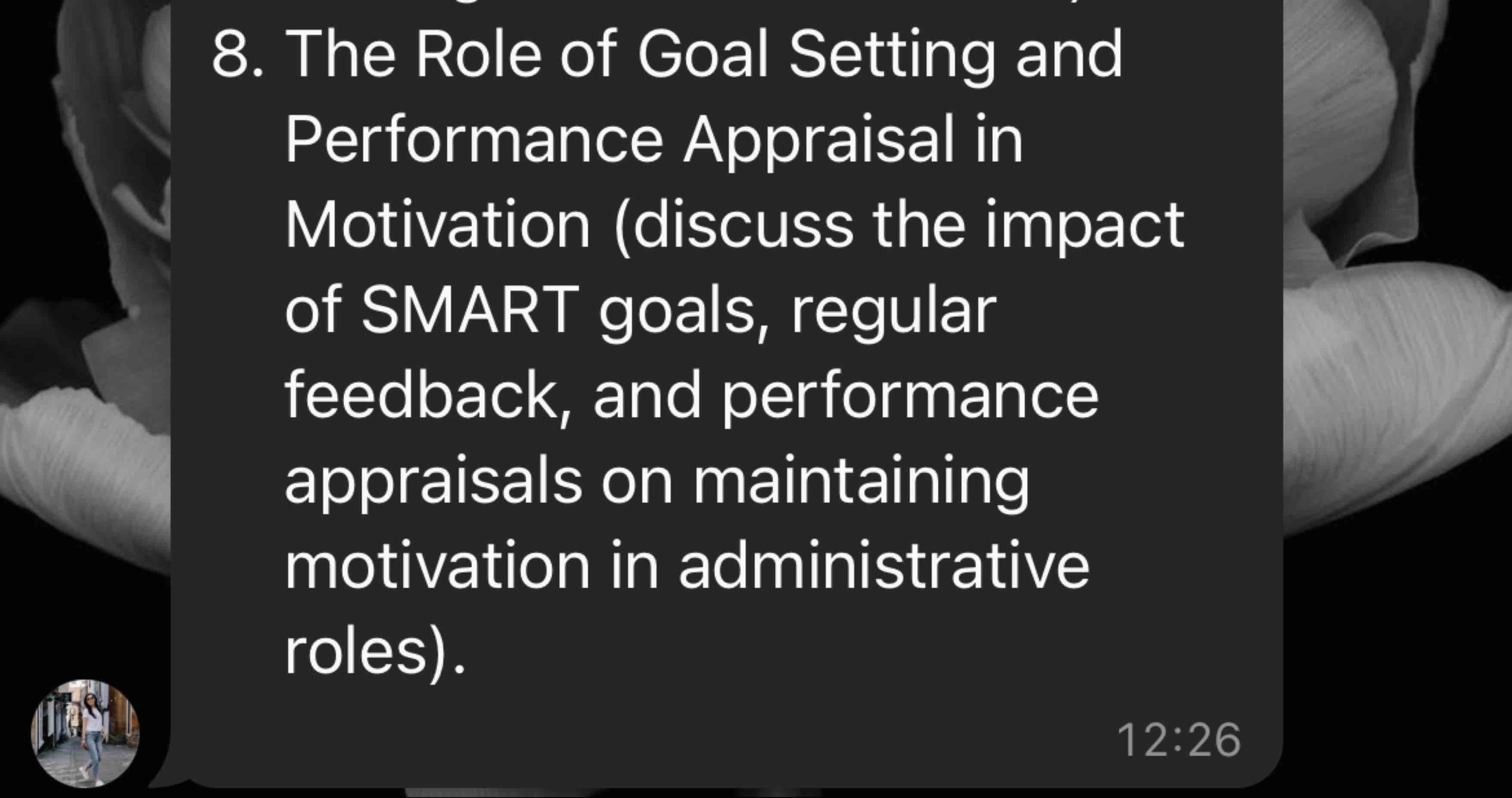 8 . The Role of Goal Setting and Performance