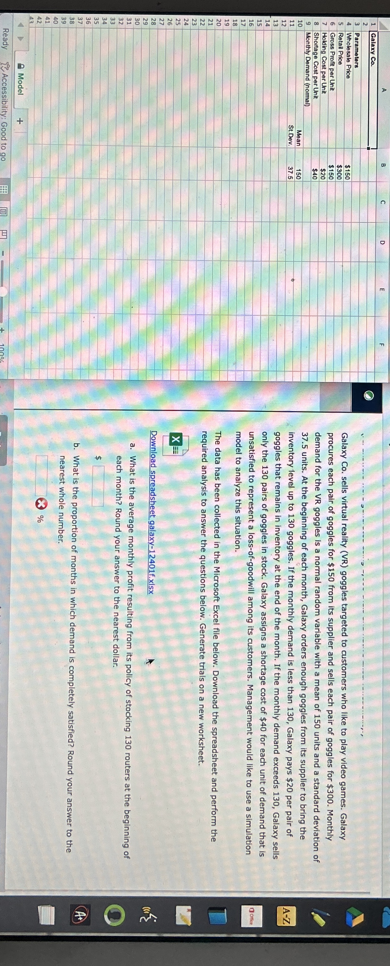 Ready , hat ( ) Accessibility: Good to go