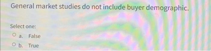 Focus groups are good when the company is