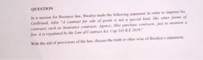 please answer it well in detail QUESTION In a