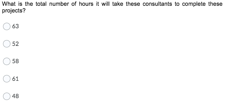 The president of a consulting firm wants to