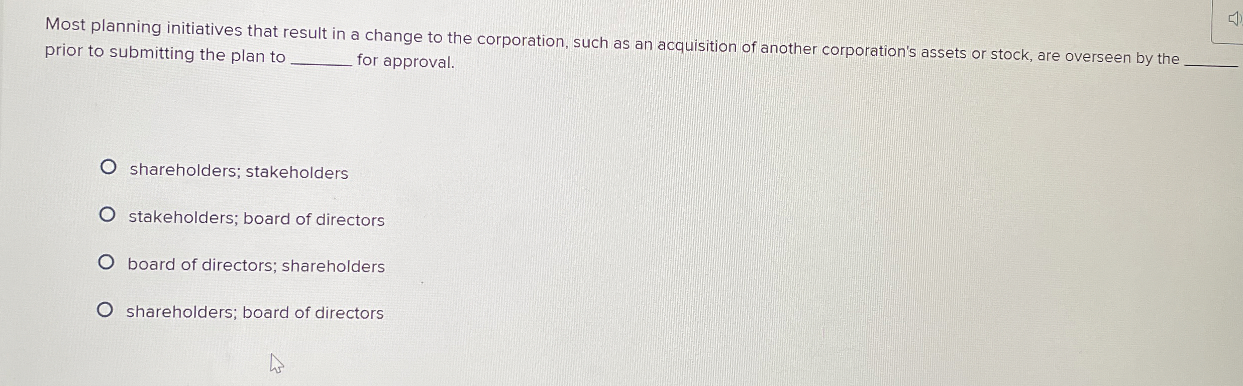 Most planning initiatives that result in a change
