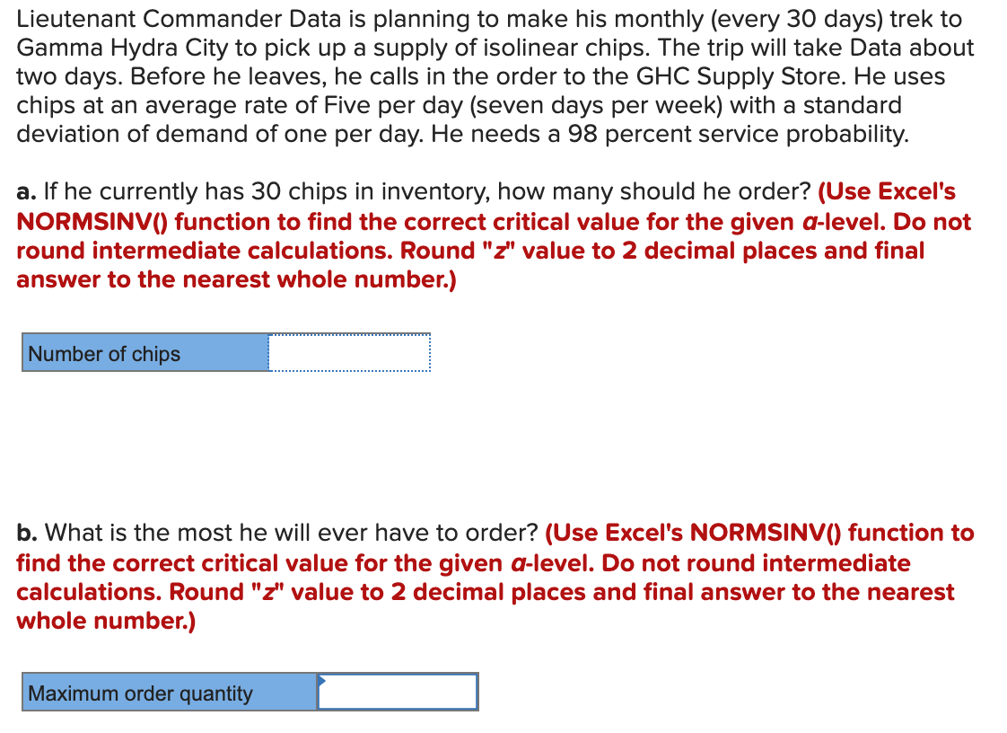 Lieutenant Commander Data is planning to make his