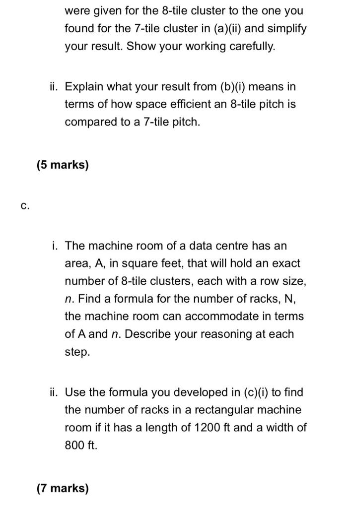 Note : Please show all steps with explanation. I
