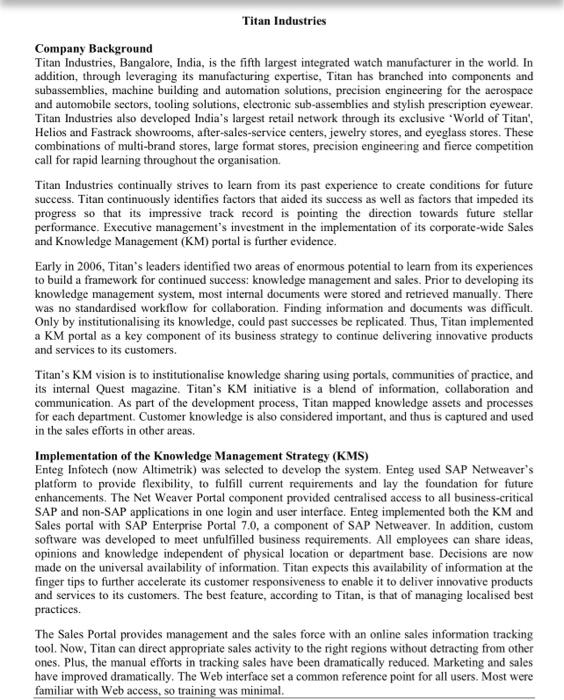 this is knowledge and innovation management, can