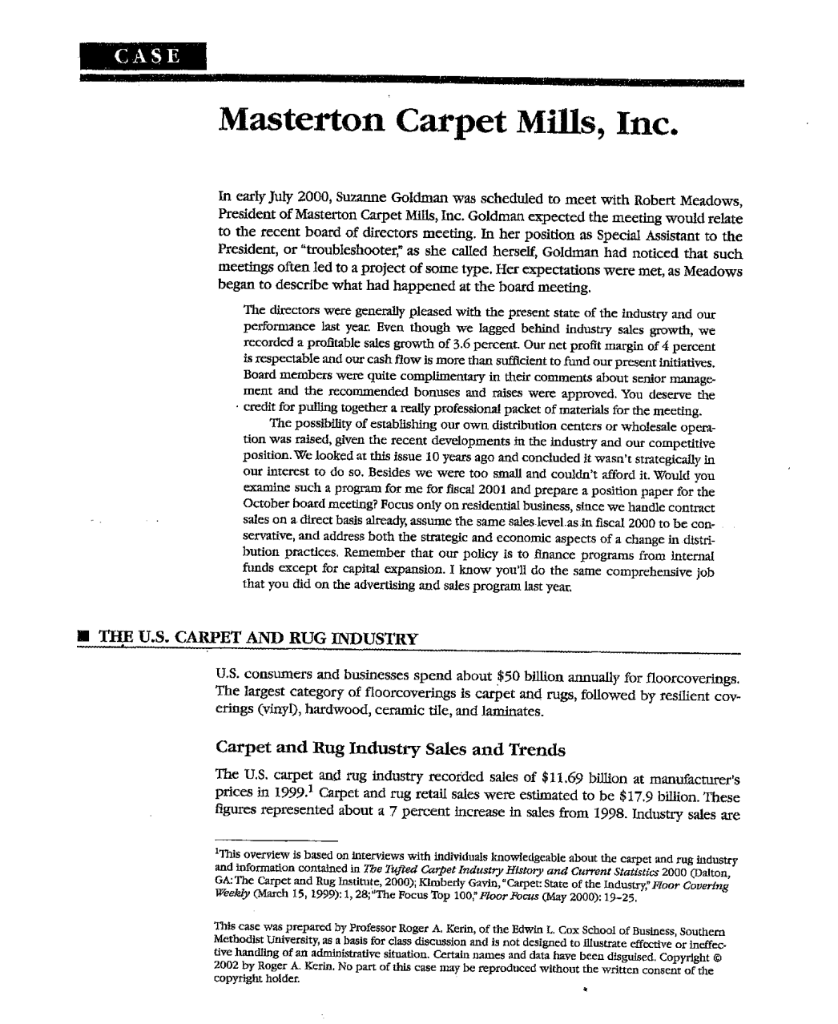 1. What is the case about? List those elements.