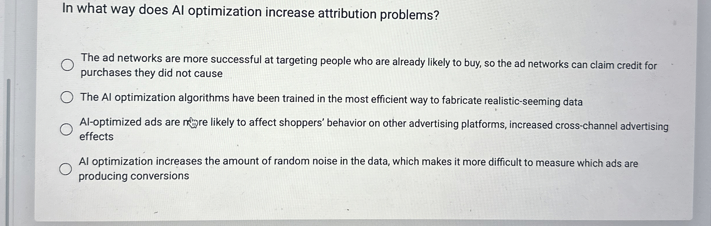 In what way does Al optimization increase