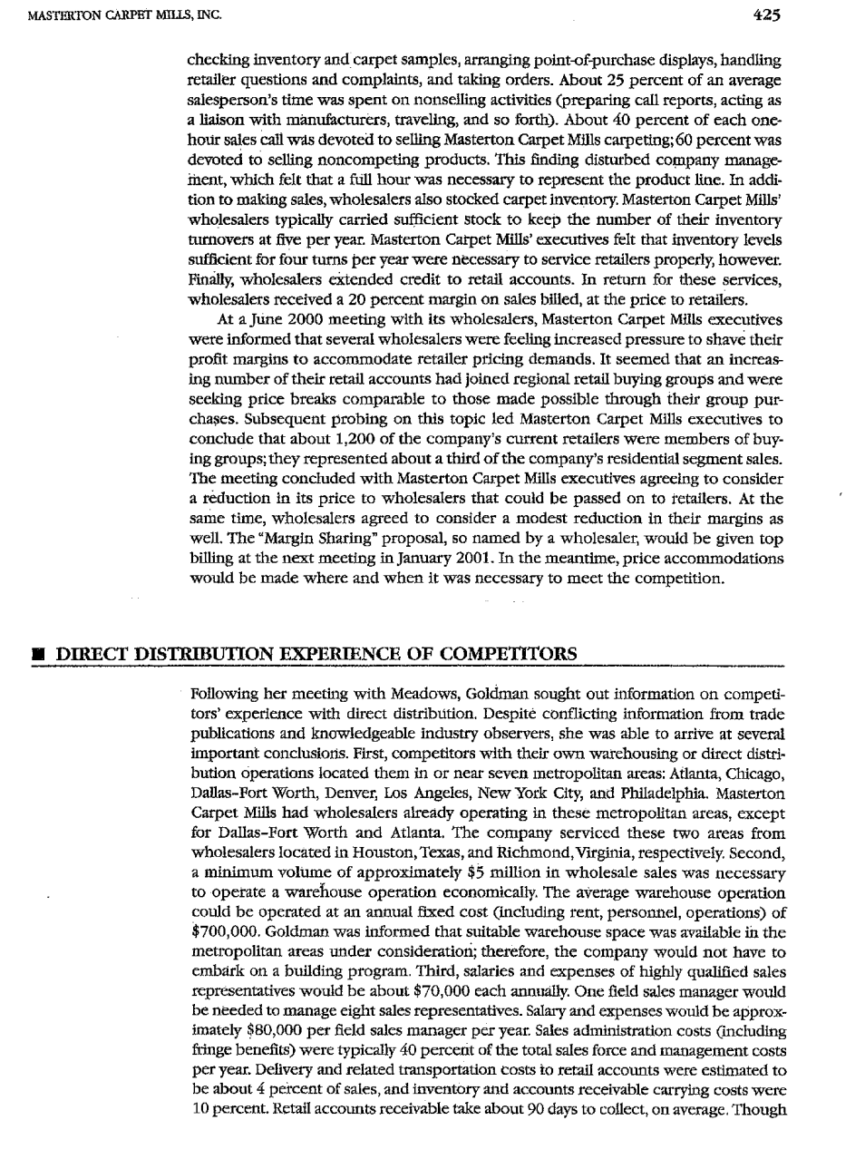 1. What is the case about? List those elements.