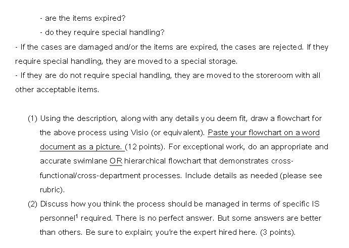Part 1 Process Modeling (15 points) You set up a