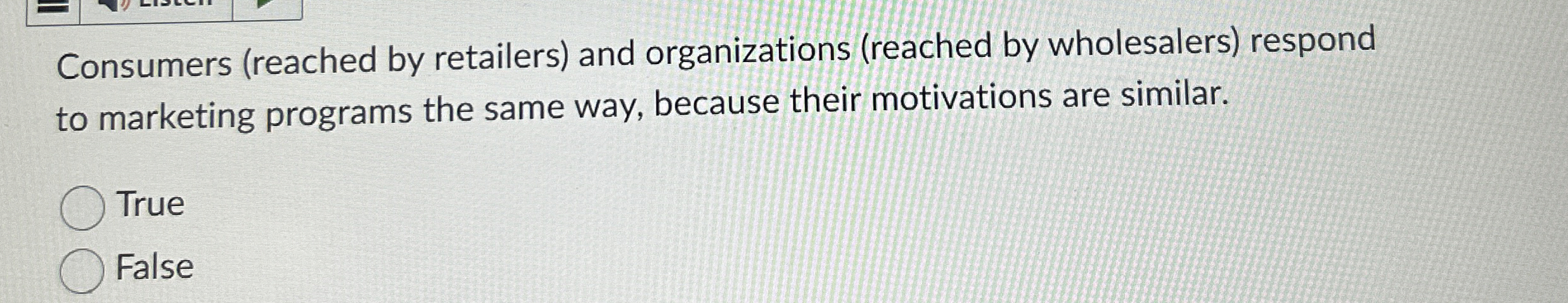 Consumers ( reached by retailers ) and