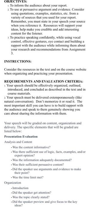 imagine you give a final report to your boss and