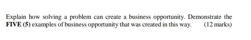 Explain how solving a problem can create a