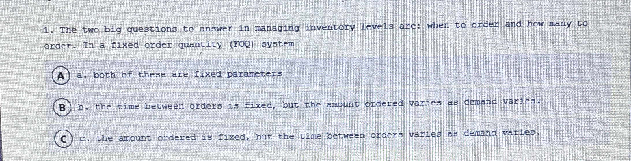 The two big questions to answer in managing