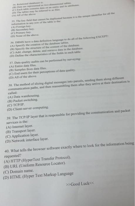 D) These refer to (A) All the whole 5. The field