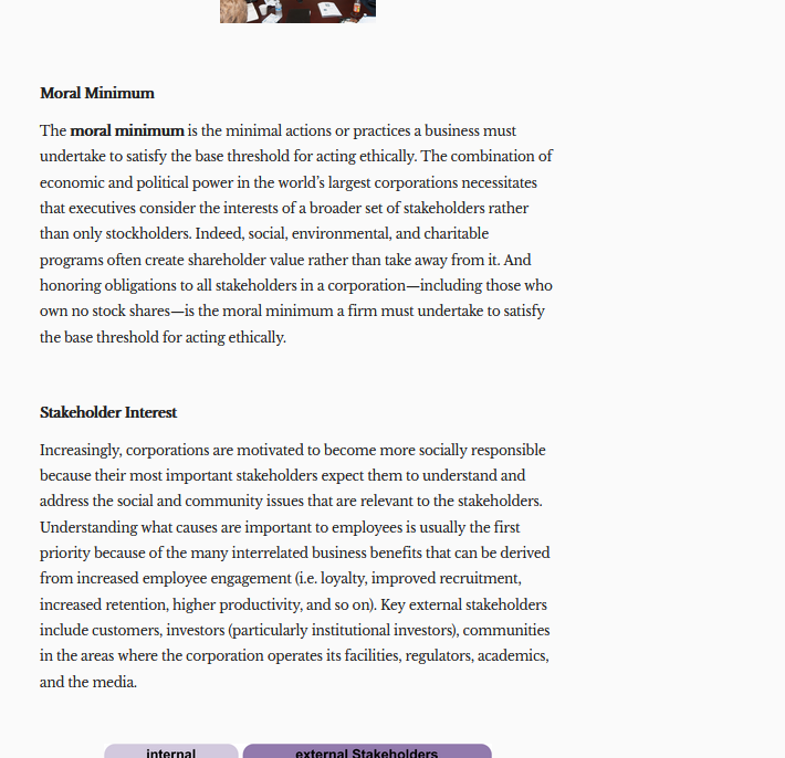 MGT-445: Ethical & Legal Business Concepts Read,