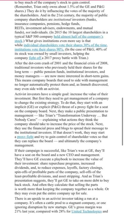 The company situation is somewhat dated but the