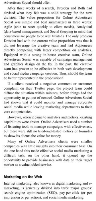 what would Dresden do to craft and finalize the