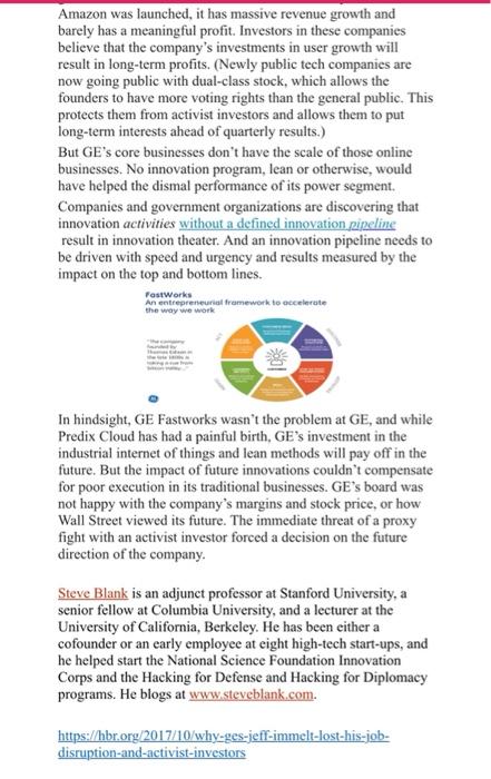 The company situation is somewhat dated but the