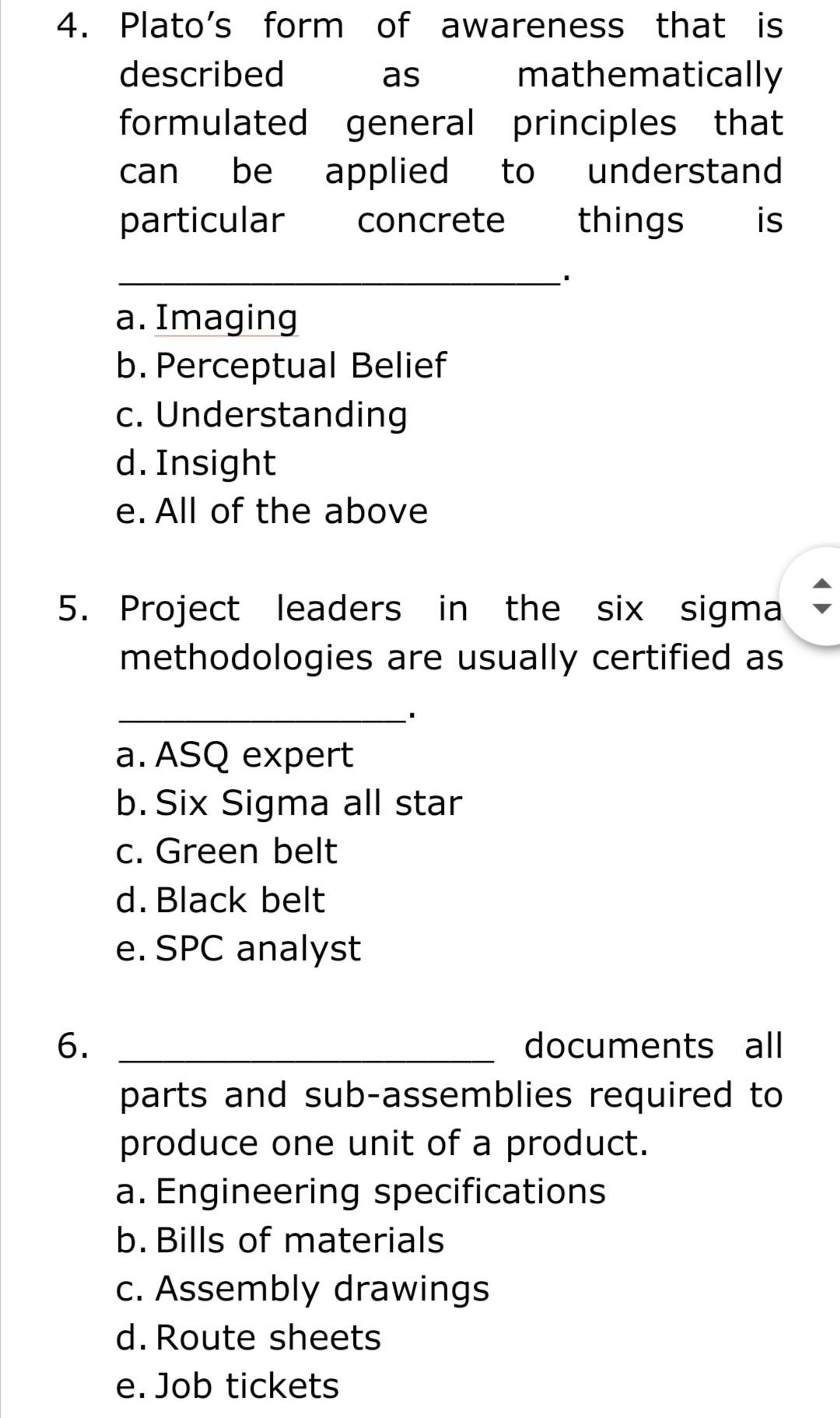 1. Juran's Basic Quality Control process includes