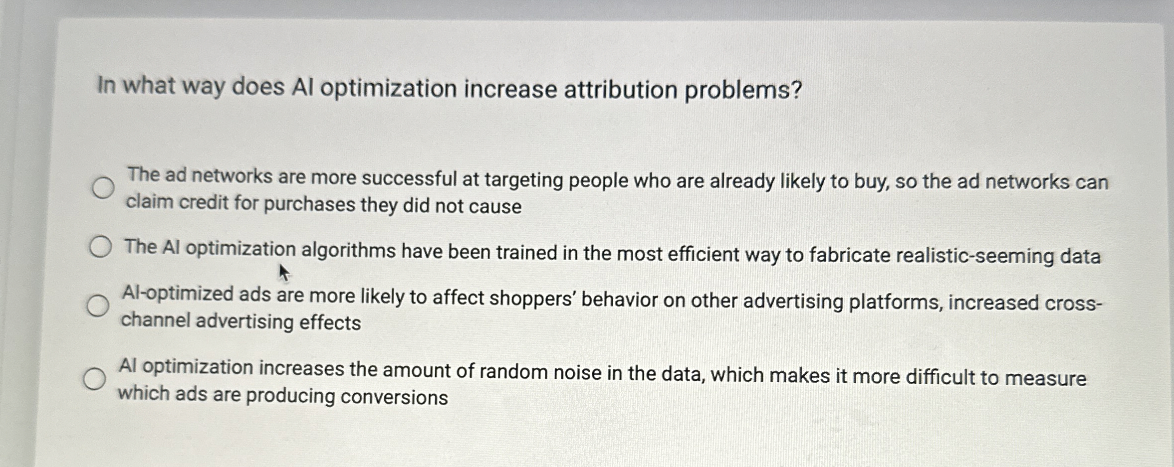 In what way does Al optimization increase