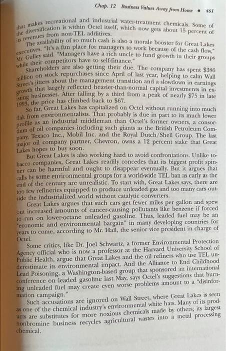 summarize this case study and then identify the