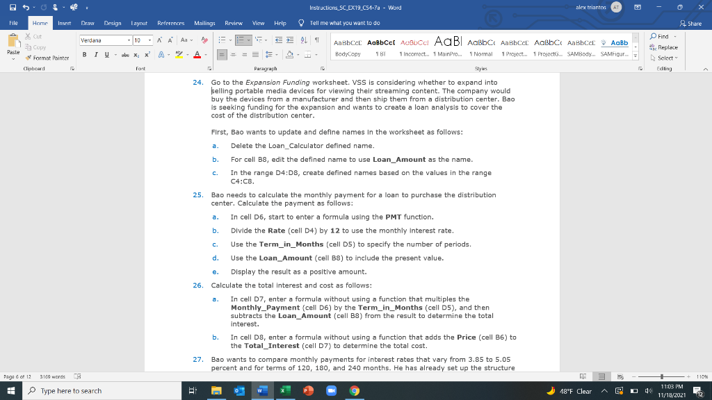 Help Needed plaz HSC EX19 CS4-7a Alex Triantos 1