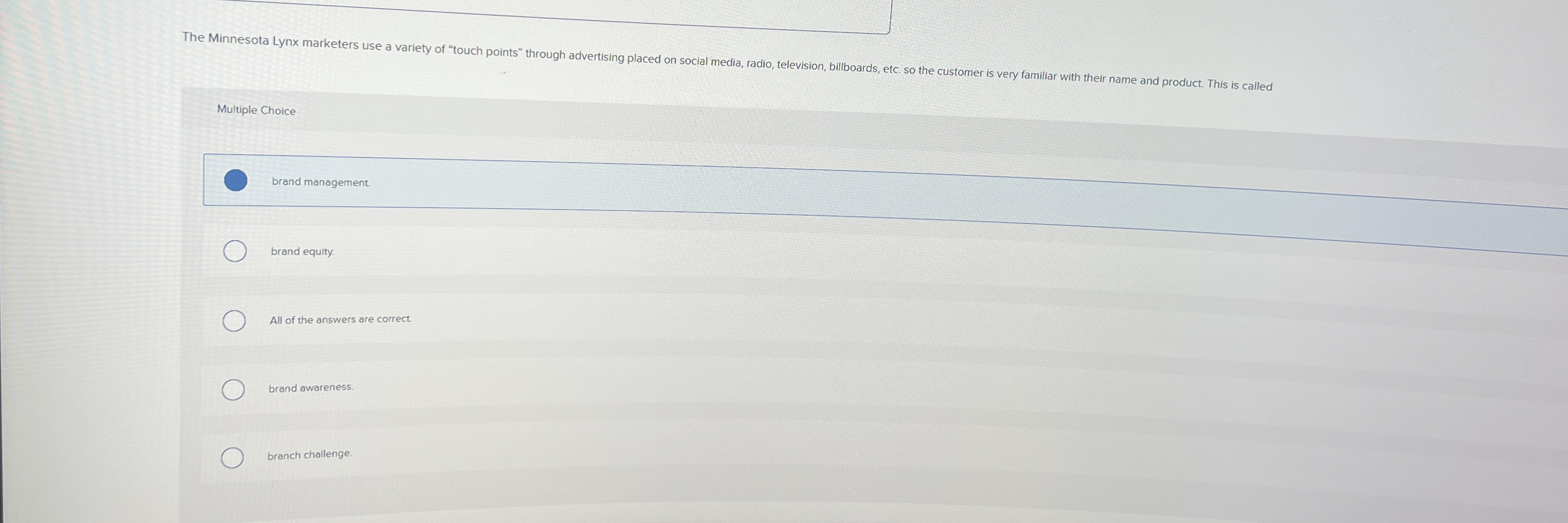 The Minnesota Lynx marketers use a variety of