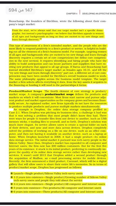 (Developing an Effective Business Model) in the