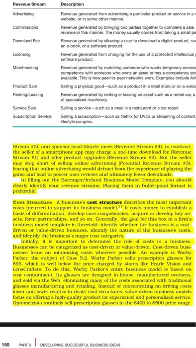 (Developing an Effective Business Model) in the