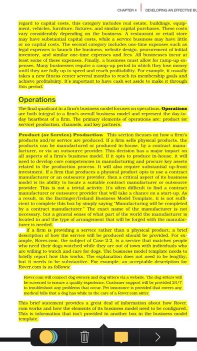 (Developing an Effective Business Model) in the