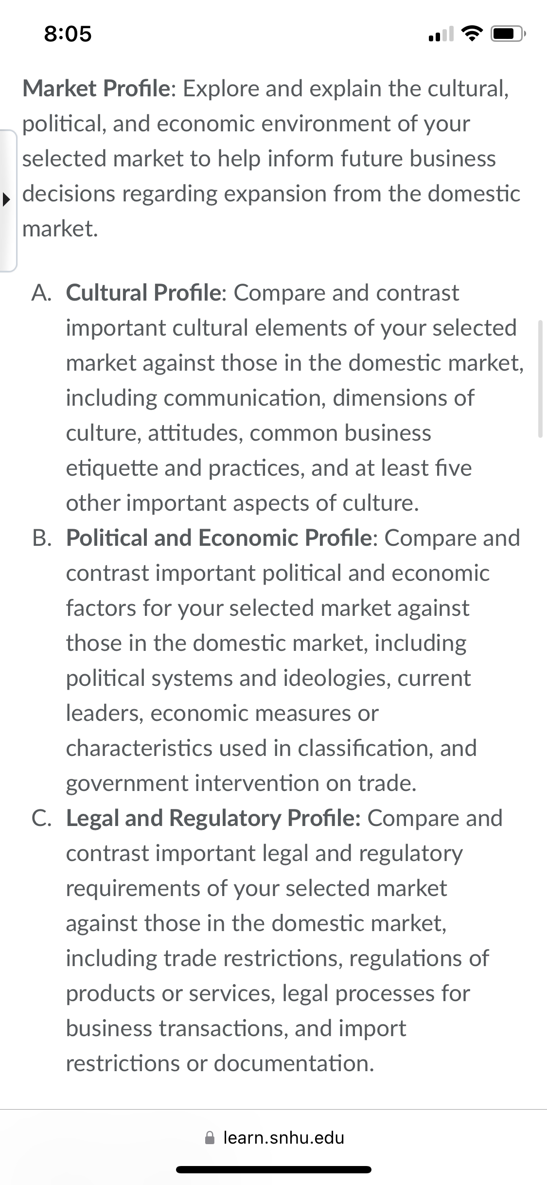 8 : 0 5 Market Profile: Explore and explain the