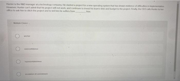 Based on what you read in the Management Action