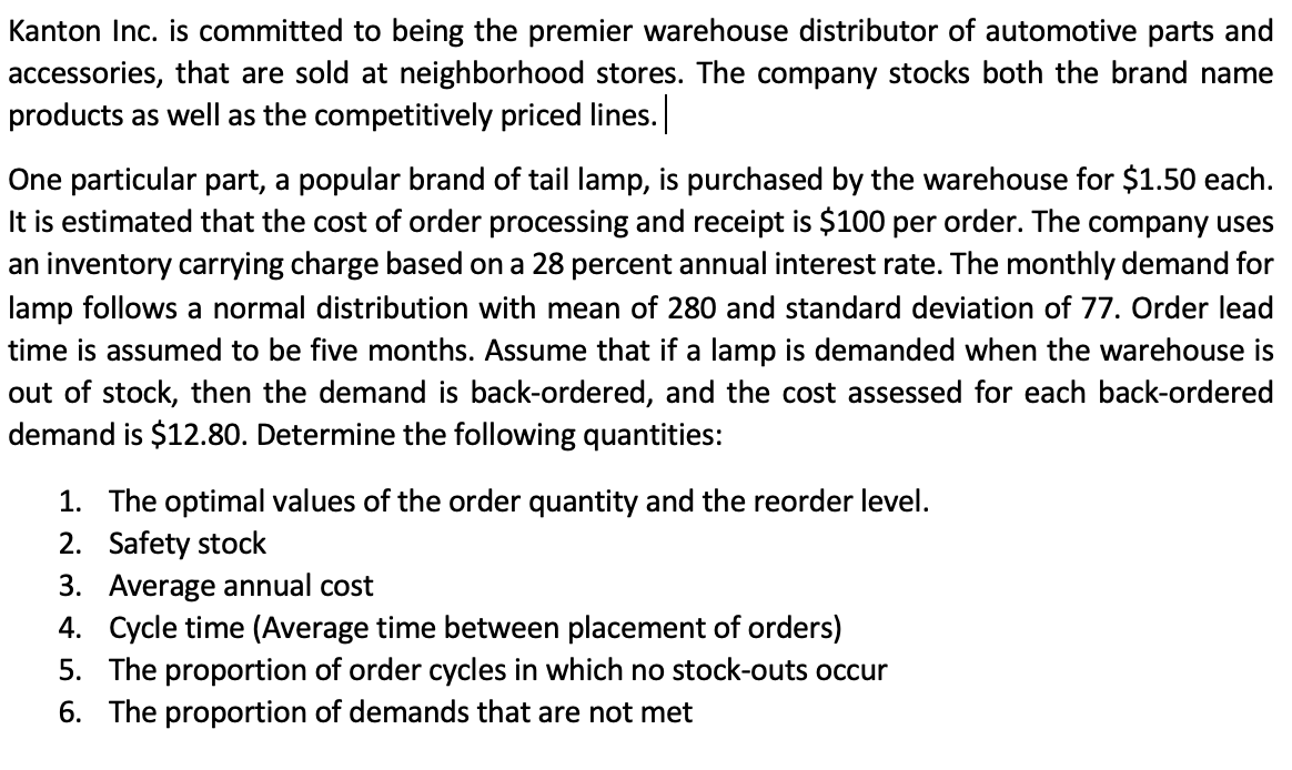 Kanton Inc. is committed to being the premier