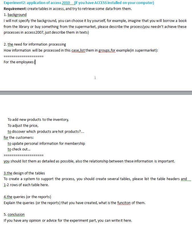 its management information system lab