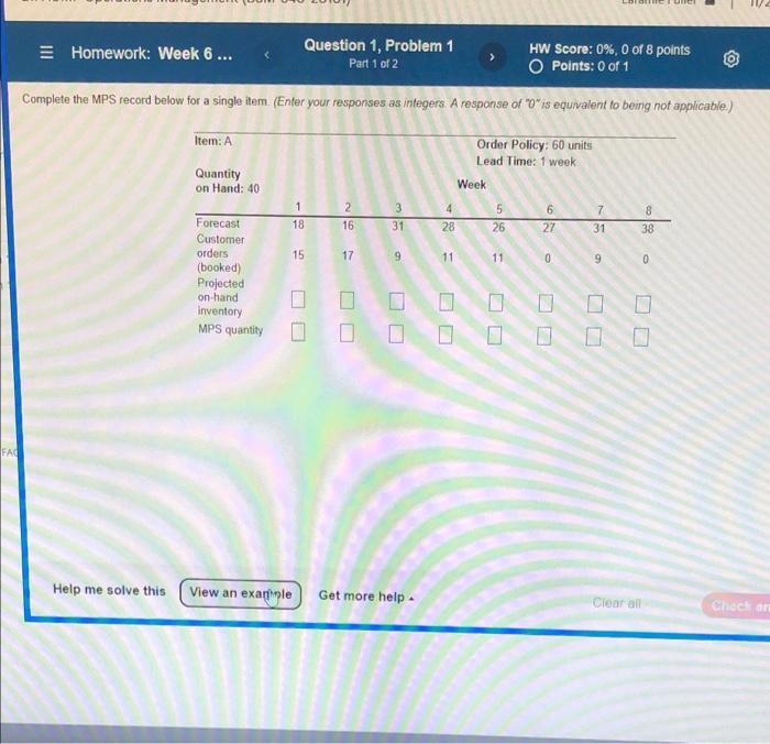 Question 1, Problem 1 3 Homework: Week 6 ... HW